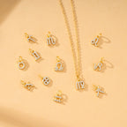 Zodiac Constellation Pendant Necklace