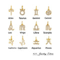 Zodiac Constellation Pendant Necklace