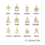Zodiac Constellation Pendant Necklace
