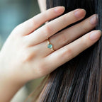 Chalcedony Diamond Ring