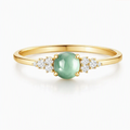 Chalcedony Diamond Ring