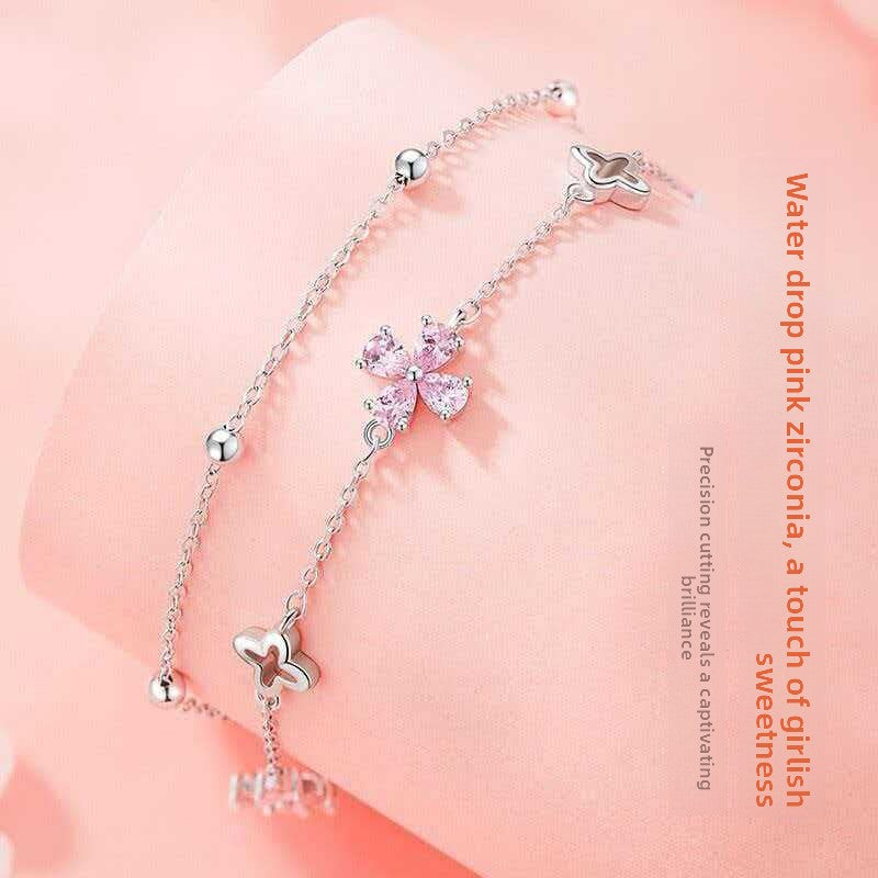Four Leaf Clover Stackable Bracelet