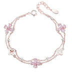 Four Leaf Clover Stackable Bracelet