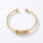 Open-Waist Gold Bracelet