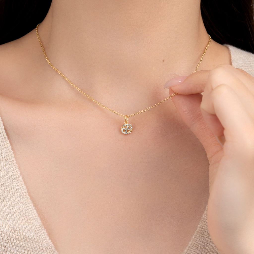 Zodiac Constellation Pendant Necklace