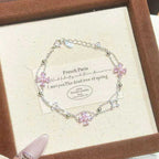 Four Leaf Clover Stackable Bracelet