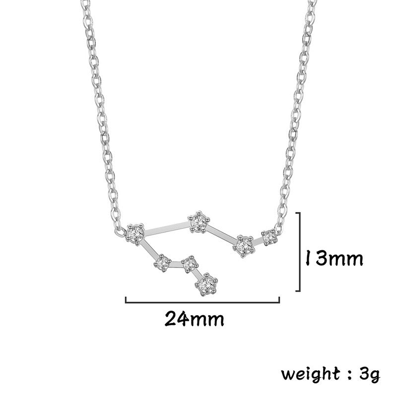 Zodiac Star Constellation Necklace