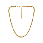 Golden Twist Chain Necklace